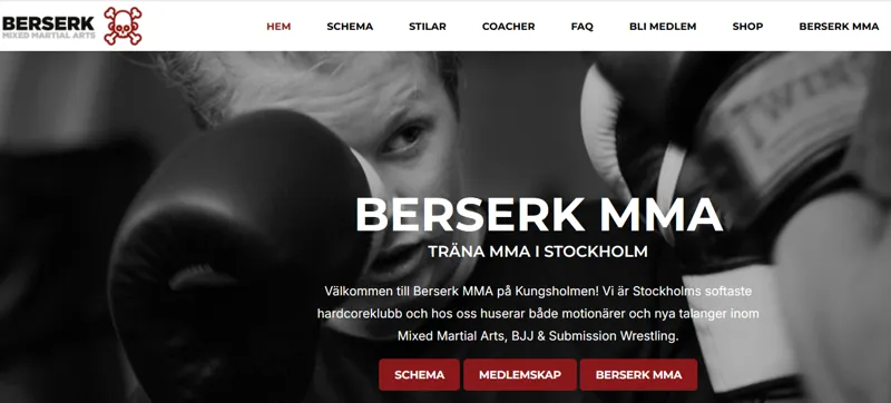 Berserk MMA – teknisk fördjupning i lugn miljö