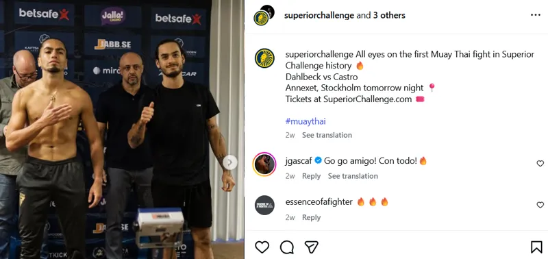 Uppladdningen inför matchen och trashtalken