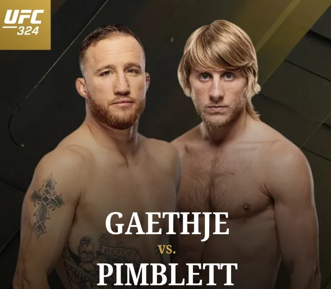 UFC 324 – Gaethje vs Pimblett